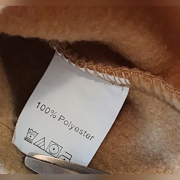 Octane Cut Off Hoodie Tan Womens Size Medium Soft - Picture 9 of 11